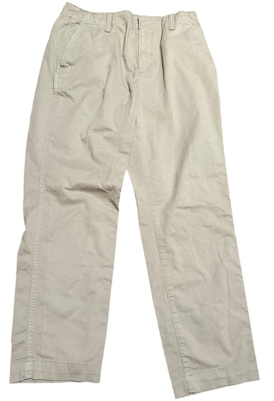 Gap Pratt Khaki Chino Pants, Light Green, Stretch Straight Cotton, Women Size 10